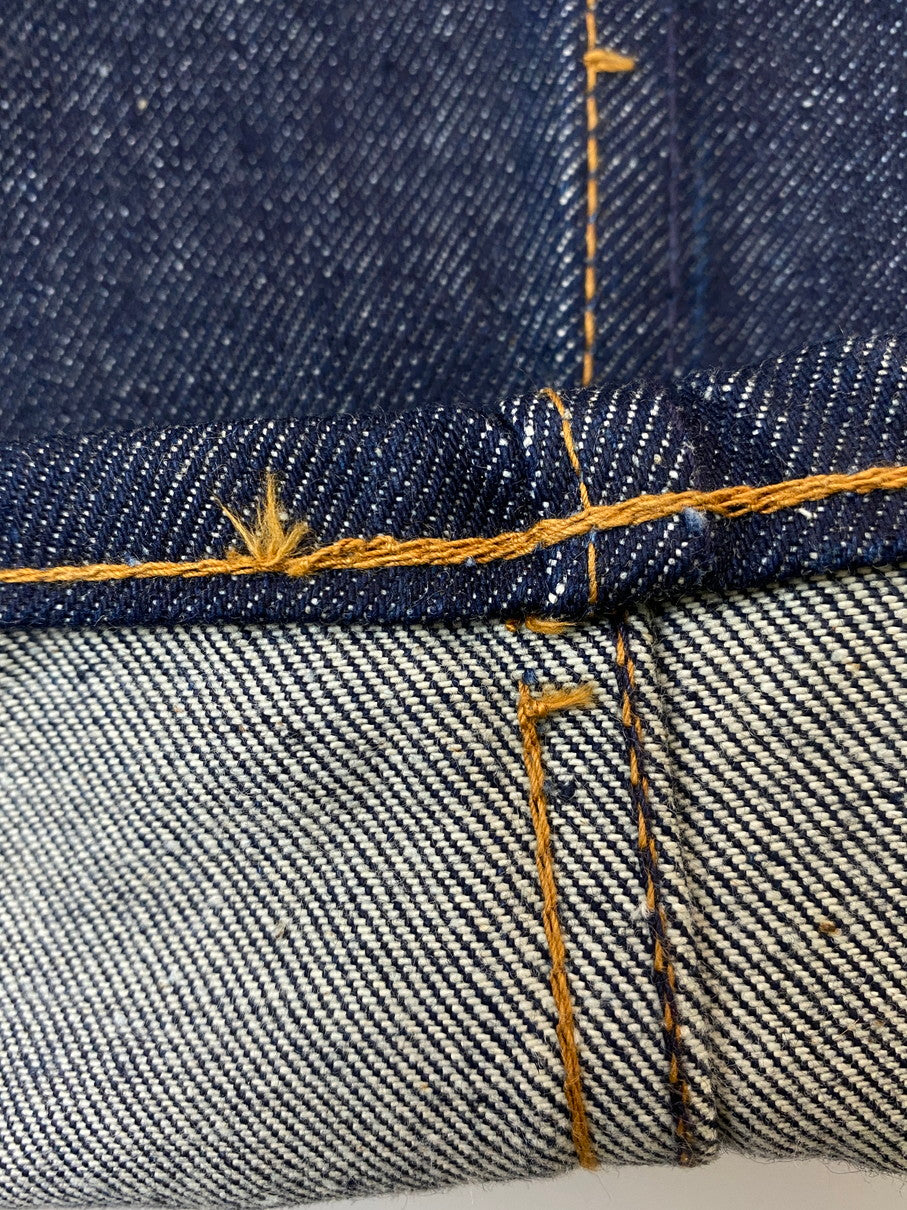 【中古美品】【メンズ】 Levi's リーバイス 60-70's DENIM PANTS VINTAGE 60-70年代 デニムパンツ ボトムス ジーンズ ヴィンテージ オレンジタブ BIG E 42TALON ボタン裏 刻印8 157-250930-kk-17-min サイズ：表記無し 下記参照 カラー：インディゴ 万代Net店