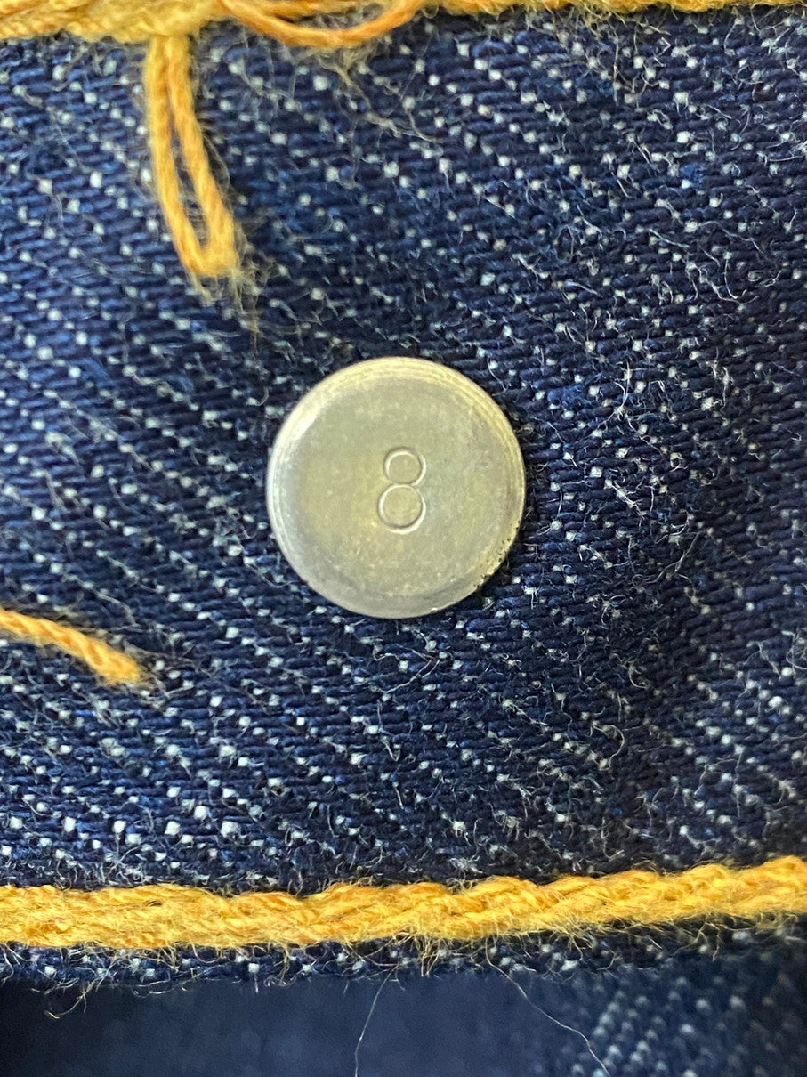 【中古美品】【メンズ】 Levi's リーバイス 60-70's DENIM PANTS VINTAGE 60-70年代 デニムパンツ ボトムス ジーンズ ヴィンテージ オレンジタブ BIG E 42TALON ボタン裏 刻印8 157-250930-kk-17-min サイズ：表記無し 下記参照 カラー：インディゴ 万代Net店