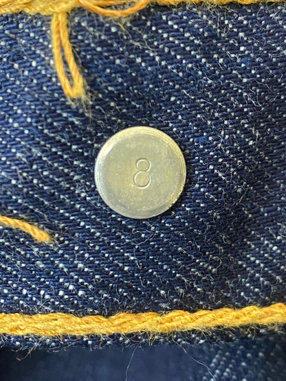 【中古美品】【メンズ】 Levi's リーバイス 60-70's DENIM PANTS VINTAGE 60-70年代 デニムパンツ ボトムス ジーンズ ヴィンテージ オレンジタブ BIG E 42TALON ボタン裏 刻印8 157-250930-kk-17-min サイズ：表記無し 下記参照 カラー：インディゴ 万代Net店