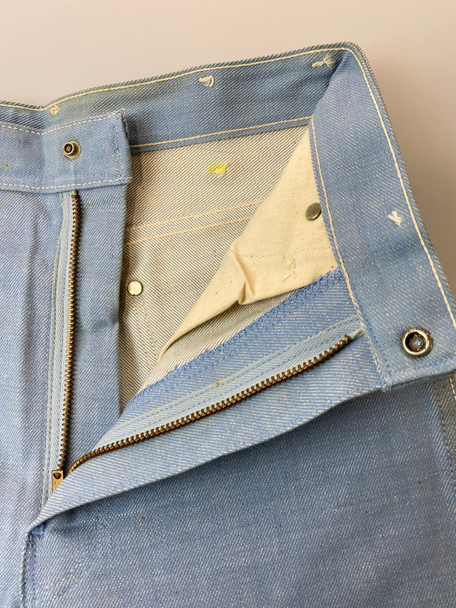 【中古品】【メンズ】 Wrangler ラングラー 60's SLIM DENIM PANTS DEADSTOCK VINTAGE 60年代 スリムデニムパンツ ボトムス ジーンズ デッドストック ヴィンテージ 157-250930-kk-19-min サイズ：16 SLIM カラー：ライトインディゴ 万代Net店