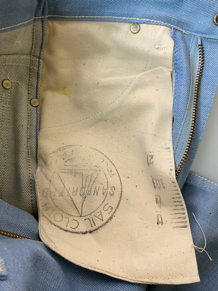 【中古品】【メンズ】 Wrangler ラングラー 60's SLIM DENIM PANTS DEADSTOCK VINTAGE 60年代 スリムデニムパンツ ボトムス ジーンズ デッドストック ヴィンテージ 157-250930-kk-19-min サイズ：16 SLIM カラー：ライトインディゴ 万代Net店