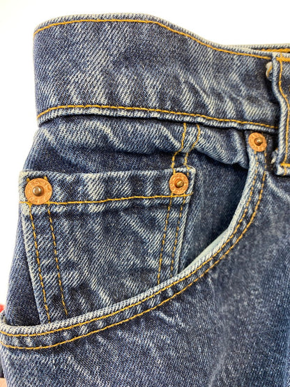 【中古品】【メンズ】 Levi's リーバイス 90S 555 DENIM PANT 刻印573 90年代 デニム パンツ メンズ ボトムス ジーンズ 157-260322-em-36-min サイズ：W32 カラー：インディゴブルー 万代Net店