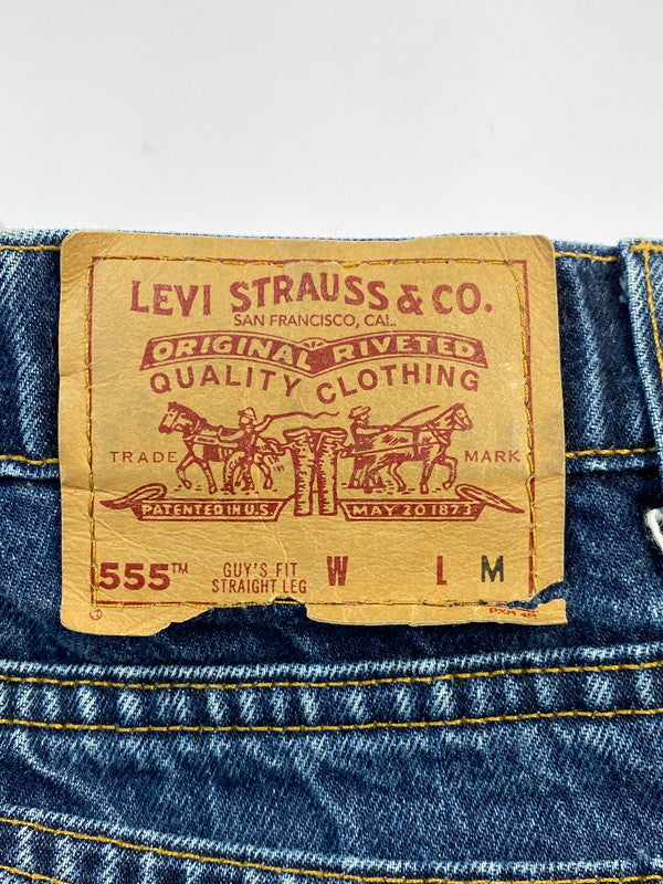 【中古品】【メンズ】 Levi's リーバイス 90S 555 DENIM PANT 刻印573 90年代 デニム パンツ メンズ ボトムス ジーンズ 157-260322-em-36-min サイズ：W32 カラー：インディゴブルー 万代Net店