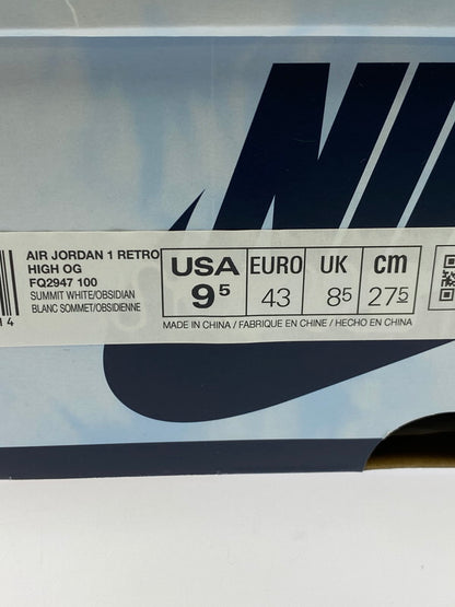 【中古品】【メンズ】 NIKE ナイキ FQ2947-100 AIR JORDAN 1 RETRO HIGH OG 靴 シューズ スニーカー SNEAKERS 160-250927-ks-24-min サイズ：27.5cm カラー：SUMMIT WHITE/OBSIDIAN 万代Net店
