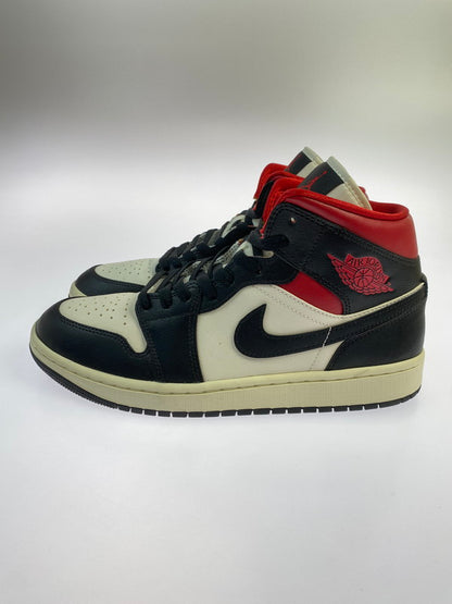 【中古品】【メンズ】 NIKE ナイキ BQ6472-061 WOMEN'S AIR JORDAN 1 MID 靴 シューズ スニーカー SNEAKERS 160-250927-ks-28-min サイズ：27.5cm カラー：BLACK/GYM RED 万代Net店