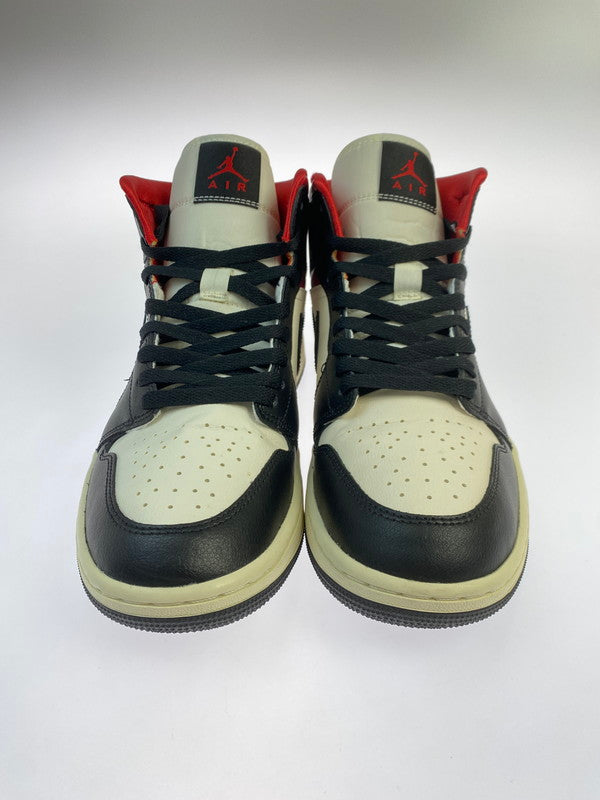 【中古品】【メンズ】 NIKE ナイキ BQ6472-061 WOMEN'S AIR JORDAN 1 MID 靴 シューズ スニーカー SNEAKERS 160-250927-ks-28-min サイズ：27.5cm カラー：BLACK/GYM RED 万代Net店