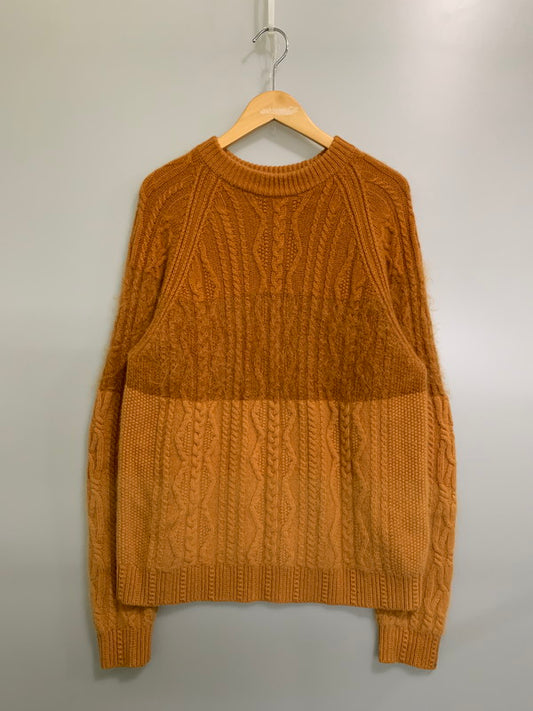 【中古品】【メンズ】 COOHEM コーヘン 20-183-017 WOOL KNIT ウール ニット トップス 140-250927-ks-67-min サイズ：M カラー：オレンジ 万代Net店