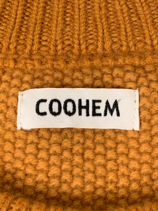 【中古品】【メンズ】 COOHEM コーヘン 20-183-017 WOOL KNIT ウール ニット トップス 140-250927-ks-67-min サイズ：M カラー：オレンジ 万代Net店