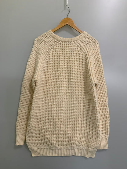 【中古品】【メンズ】 NAME. ネーム WAFFLE KNIT NMKN-15AW-002 ワッフル ニット メンズ セータ トップス 冬 長袖 140-251109-em-26-min サイズ：1 カラー：オフホワイト 万代Net店