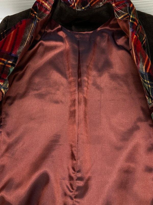 【中古品】【メンズ】 A CHILD OF THE JAGO アチャイルドオブザジャゴー チェック切替ジャケット アウター 146-250928-AS-17-min サイズ：36 カラー：ブラウン 万代Net店