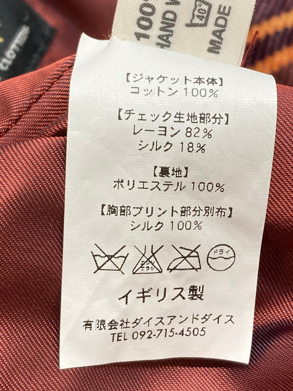 【中古品】【メンズ】 A CHILD OF THE JAGO アチャイルドオブザジャゴー チェック切替ジャケット アウター 146-250928-AS-17-min サイズ：36 カラー：ブラウン 万代Net店