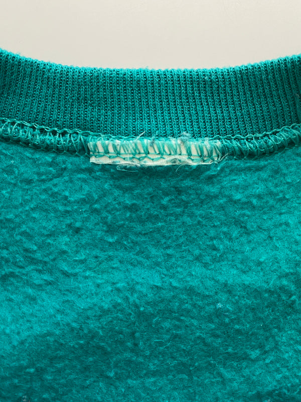 【現状渡し品】【メンズ】 USED ユーズド 90's SOLID SWEATSHIRT 90年代 無地 スウェットシャツ トレーナー トップス 146-260715-yn-31-min サイズ：表記なし 下記参照 カラー：グリーン系 万代Net店