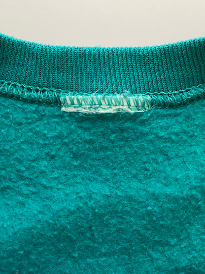 【現状渡し品】【メンズ】 USED ユーズド 90's SOLID SWEATSHIRT 90年代 無地 スウェットシャツ トレーナー トップス 146-260715-yn-31-min サイズ：表記なし 下記参照 カラー：グリーン系 万代Net店