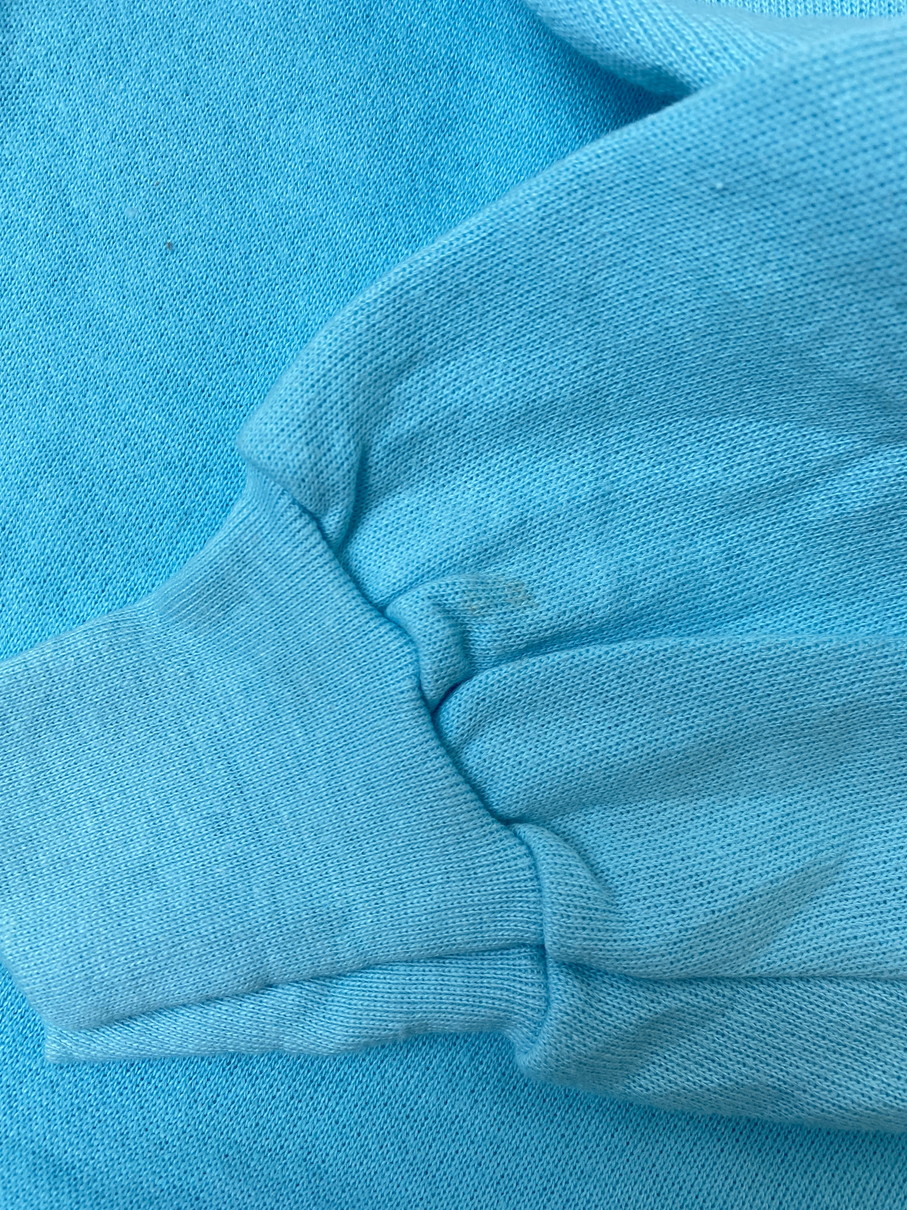 【中古品】【メンズ】 Anvil アンビル 80’s RAGLAN SWEATSHIRT VINTAGE 無地 80年代 ラグランスウェットシャツ トップス トレーナー 146-251011-kk-42-min サイズ：M カラー：ライトブルー 万代Net店