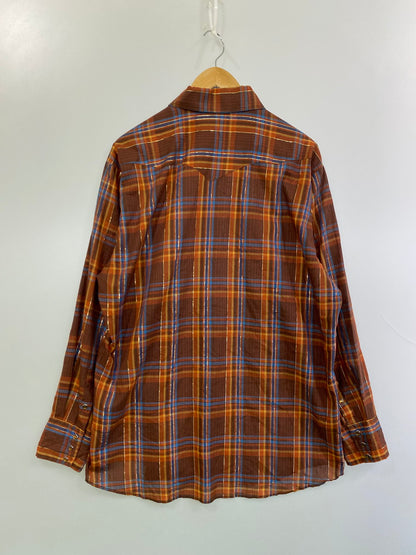 【中古品】【メンズ】 PANHANDLE SLIM パンハンドルスリム 70-80's L/S WESTERN CHECK SHIRT VINTAGE 70-80年代 ロングスリーブ ウエスタン チェックシャツ 長袖 トップス 146-251106-kk-25-min サイズ：表記無し 下記参照 カラー：マルチカラー 万代Net店