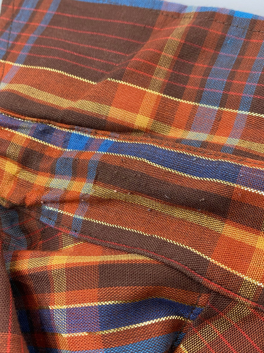 【中古品】【メンズ】 PANHANDLE SLIM パンハンドルスリム 70-80's L/S WESTERN CHECK SHIRT VINTAGE 70-80年代 ロングスリーブ ウエスタン チェックシャツ 長袖 トップス 146-251106-kk-25-min サイズ：表記無し 下記参照 カラー：マルチカラー 万代Net店