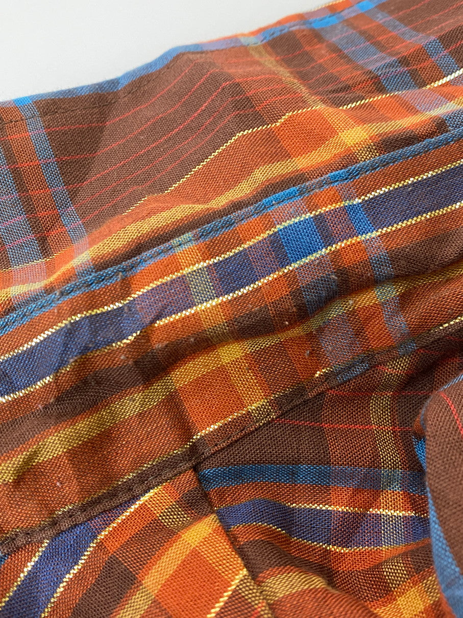 【中古品】【メンズ】 PANHANDLE SLIM パンハンドルスリム 70-80's L/S WESTERN CHECK SHIRT VINTAGE 70-80年代 ロングスリーブ ウエスタン チェックシャツ 長袖 トップス 146-251106-kk-25-min サイズ：表記無し 下記参照 カラー：マルチカラー 万代Net店