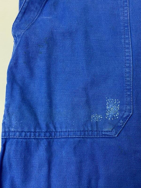 【現状渡し品】【メンズ】 LE TRES SOUPLE 50-60S ALL IN ONE オールインワン オーバーオール 50年代 60年代 メンズ ツナギ 146-251216-em-02-min カラー：ブルー 万代Net店