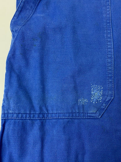 【現状渡し品】【メンズ】 LE TRES SOUPLE 50-60S ALL IN ONE オールインワン オーバーオール 50年代 60年代 メンズ ツナギ 146-251216-em-02-min カラー：ブルー 万代Net店