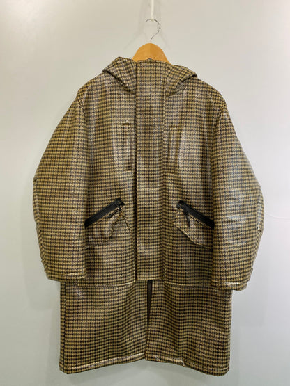 【中古品】【メンズ】 Name. ネーム 19AW ラミネート加工ツイード ロング コート NMCO-19AW-002 ライトアウター 140-250930-kk-02-min サイズ：1 カラー：ベージュ 万代Net店