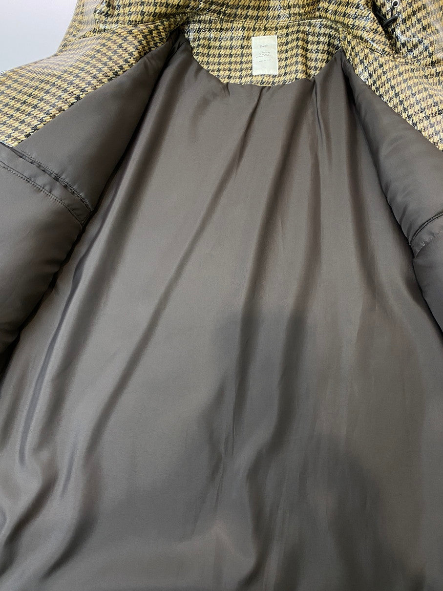 【中古品】【メンズ】 Name. ネーム 19AW ラミネート加工ツイード ロング コート NMCO-19AW-002 ライトアウター 140-250930-kk-02-min サイズ：1 カラー：ベージュ 万代Net店