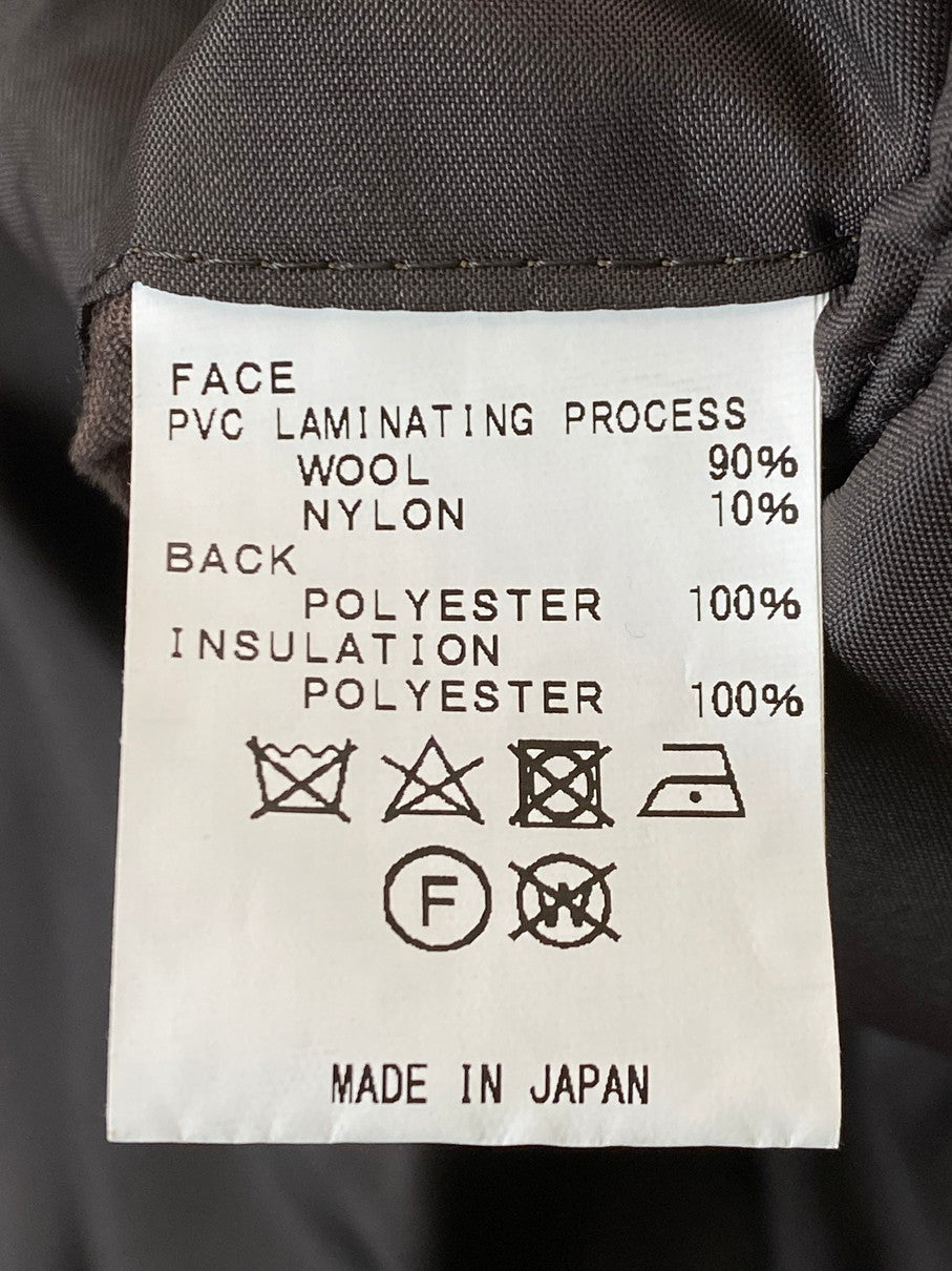 【中古品】【メンズ】 Name. ネーム 19AW ラミネート加工ツイード ロング コート NMCO-19AW-002 ライトアウター 140-250930-kk-02-min サイズ：1 カラー：ベージュ 万代Net店