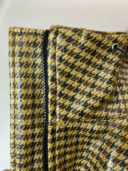 【中古品】【メンズ】 Name. ネーム 19AW ラミネート加工ツイード ロング コート NMCO-19AW-002 ライトアウター 140-250930-kk-02-min サイズ：1 カラー：ベージュ 万代Net店