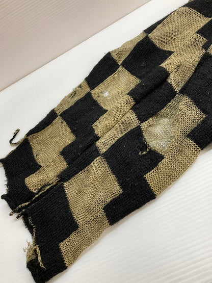 【現状渡し品】【メンズ】 COMME des GARCONS HOMME コムデギャルソンオム HN-100190 90S 田中オム パッチワークニット リネン ウール 140-250928-AS-12-min サイズ：サイズ不明 カラー：ブラック/カーキ 万代Net店