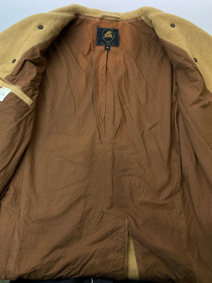 【現状渡し品】【メンズ】 LOST WORLDS ロスト ワールド USA製 MILITARY PEA COAT アメリカ製 ミリタリー ピーコート メンズ アウター 10ボタン 146-251214-em-20-min サイズ：M カラー：キャメル 万代Net店