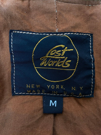 【現状渡し品】【メンズ】 LOST WORLDS ロスト ワールド USA製 MILITARY PEA COAT アメリカ製 ミリタリー ピーコート メンズ アウター 10ボタン 146-251214-em-20-min サイズ：M カラー：キャメル 万代Net店