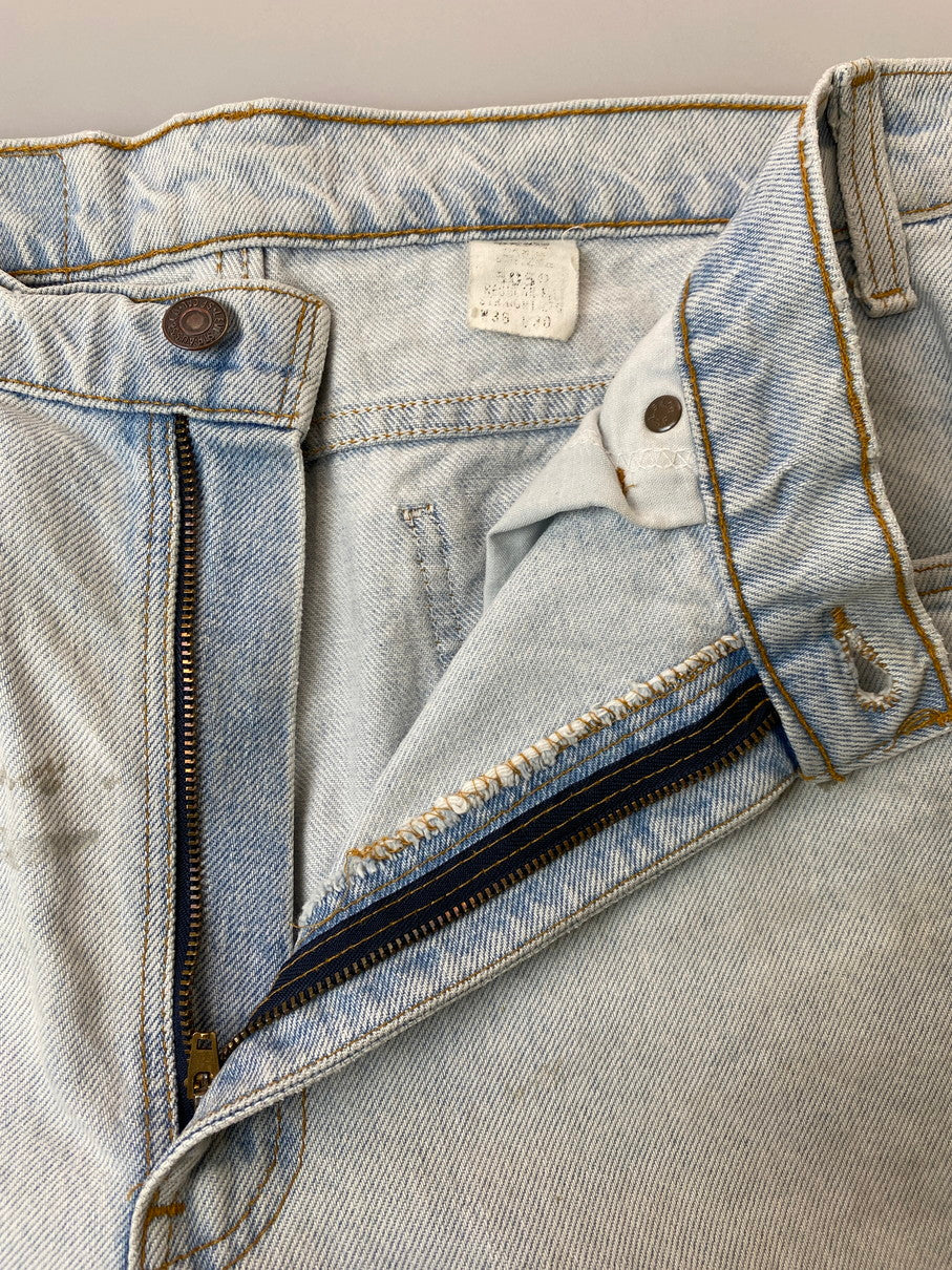 【現状渡し品】【メンズ】 Levi's リーバイス 90S 505 オレンジタブ DENIM PANTS 90年代 デニム パンツ メンズ ボトムス ジーンズ ジーパン ヴィンテージ 157-251029-em-45-min サイズ：36×30 カラー：ライトインディゴ 万代Net店