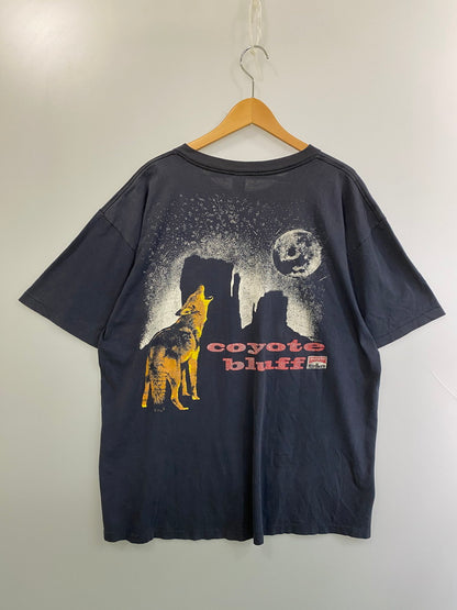 【現状渡し品】【メンズ】 MARLBORO マルボロ 90's COYOTE BLUFF POCKET TEE 90年代 コヨーテ ブラフ ポケットTシャツ 半袖 トップス 146-250930-kk-07-min サイズ：XL カラー：ネイビー 万代Net店