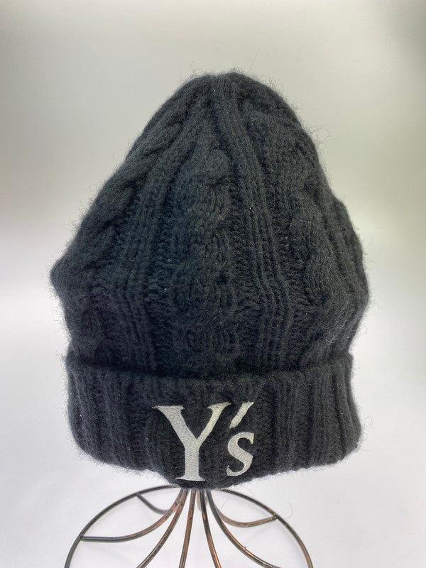 【中古品】【メンズ】 Y's ワイズ × NEW ERA ニューエラ 別注 コラボ 24SS LOW GAUGE CUFF KNIT ローゲージ カフニット 帽子 ニットキャップ 185-251008-kk-22-min サイズ：F カラー：ブラック 万代Net店