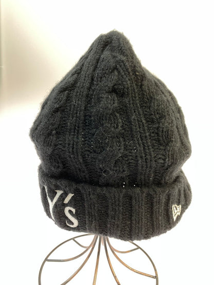 【中古品】【メンズ】 Y's ワイズ × NEW ERA ニューエラ 別注 コラボ 24SS LOW GAUGE CUFF KNIT ローゲージ カフニット 帽子 ニットキャップ 185-251008-kk-22-min サイズ：F カラー：ブラック 万代Net店