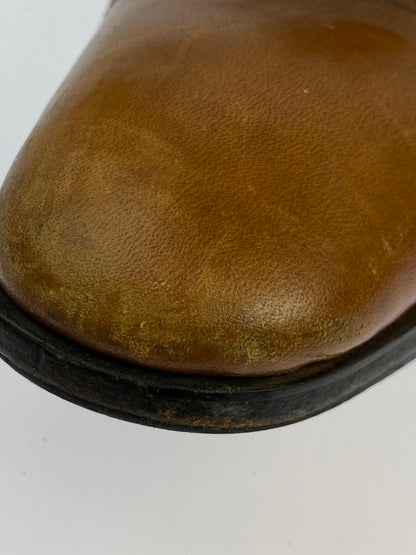 【現状渡し品】【メンズ】 alfredoBANNISTER アルフレッドバニスター STRAIGHT CHIP DRESS SHOES ストレートチップ ドレスシューズ 革靴 165-251008-kk-12-min サイズ：40 カラー：ブラウン 万代Net店