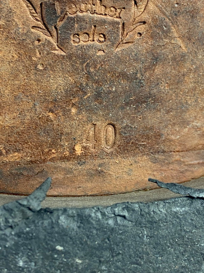 【現状渡し品】【メンズ】 alfredoBANNISTER アルフレッドバニスター STRAIGHT CHIP DRESS SHOES ストレートチップ ドレスシューズ 革靴 165-251008-kk-12-min サイズ：40 カラー：ブラウン 万代Net店