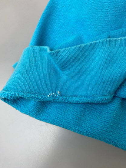 【現状渡し品】【メンズ】 HANES ヘインズ 60's EMPIRE CYCLE SPOKANE PRINT SWEAT VINTAGE エンパイア サイクル スポーカン プリントスウェット トップス トレーナー ヴィンテージ 146-251008-kk-45-min サイズ：L カラー：ターコイズブルー 万代Net店