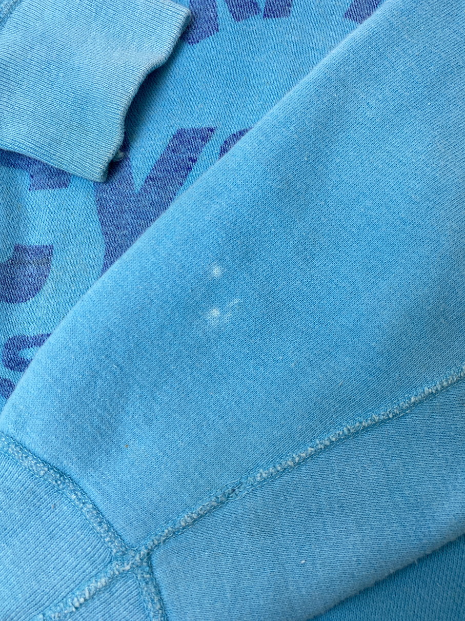 【現状渡し品】【メンズ】 HANES ヘインズ 60's EMPIRE CYCLE SPOKANE PRINT SWEAT VINTAGE エンパイア サイクル スポーカン プリントスウェット トップス トレーナー ヴィンテージ 146-251008-kk-45-min サイズ：L カラー：ターコイズブルー 万代Net店