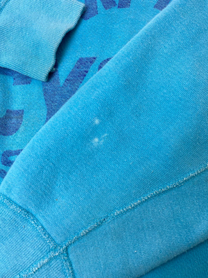 【現状渡し品】【メンズ】 HANES ヘインズ 60's EMPIRE CYCLE SPOKANE PRINT SWEAT VINTAGE エンパイア サイクル スポーカン プリントスウェット トップス トレーナー ヴィンテージ 146-251008-kk-45-min サイズ：L カラー：ターコイズブルー 万代Net店