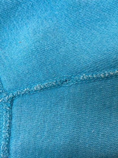 【現状渡し品】【メンズ】 HANES ヘインズ 60's EMPIRE CYCLE SPOKANE PRINT SWEAT VINTAGE エンパイア サイクル スポーカン プリントスウェット トップス トレーナー ヴィンテージ 146-251008-kk-45-min サイズ：L カラー：ターコイズブルー 万代Net店