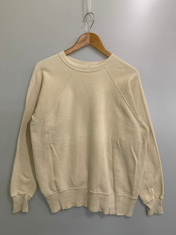 【現状渡し品】【メンズ】 PENNY'S ペニーズ 50-60's RAGLAN SLEEVE SWEAT VINTAGE 50-60年代 ラグランスリーブ スウェット トップス トレーナー ヴィンテージ 146-251008-kk-24-min サイズ：L カラー：アイボリー 万代Net店