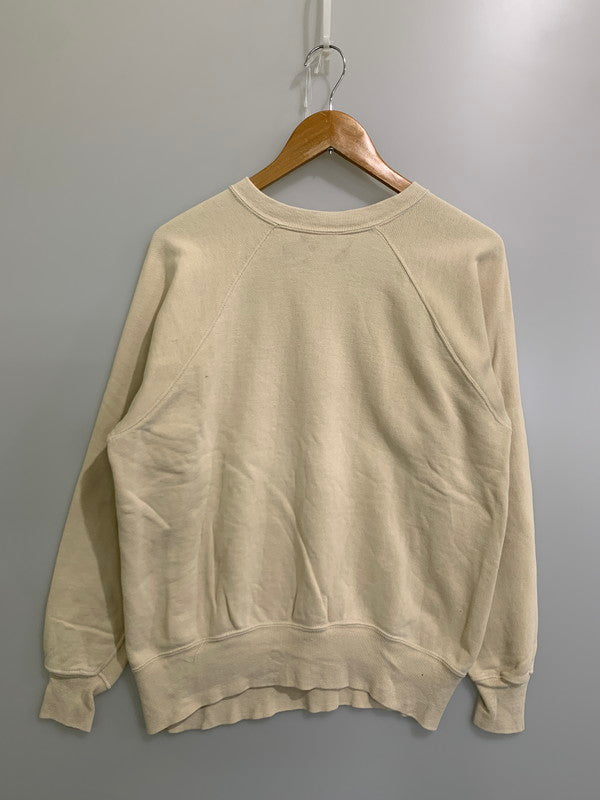 【現状渡し品】【メンズ】 PENNY'S ペニーズ 50-60's RAGLAN SLEEVE SWEAT VINTAGE 50-60年代 ラグランスリーブ スウェット トップス トレーナー ヴィンテージ 146-251008-kk-24-min サイズ：L カラー：アイボリー 万代Net店