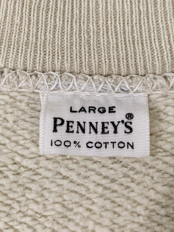 【現状渡し品】【メンズ】 PENNY'S ペニーズ 50-60's RAGLAN SLEEVE SWEAT VINTAGE 50-60年代 ラグランスリーブ スウェット トップス トレーナー ヴィンテージ 146-251008-kk-24-min サイズ：L カラー：アイボリー 万代Net店