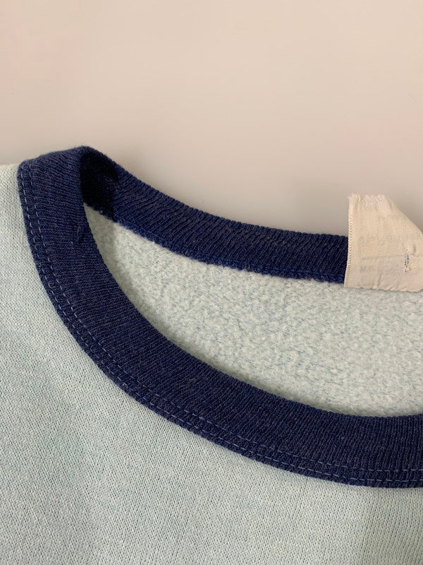 【現状渡し品】【メンズ】 JCPENNEY ジェーシーペニー 70S 00 プリント 半袖スウェット 146-250927-ks-46-min サイズ：XL カラー：ブルー系 万代Net店