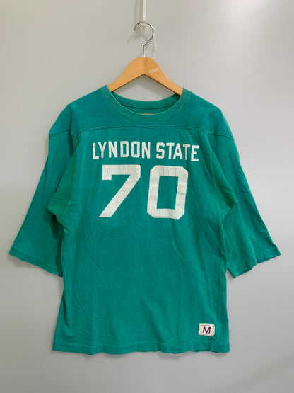 【現状渡し品】【メンズ】 Champion チャンピオン 60S LYNDON STATE 70 PRINT FOOTBALL TEE Tシャツ トップス 146-250927-ks-49-min サイズ：M カラー：グリーン系 万代Net店
