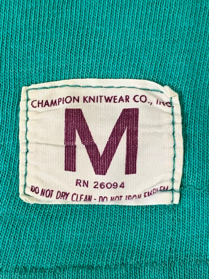 【現状渡し品】【メンズ】 Champion チャンピオン 60S LYNDON STATE 70 PRINT FOOTBALL TEE Tシャツ トップス 146-250927-ks-49-min サイズ：M カラー：グリーン系 万代Net店