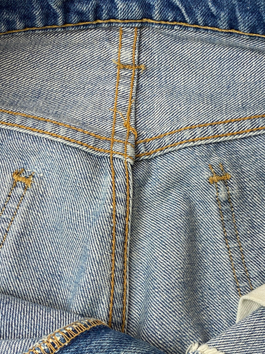 【現状渡し品】【メンズ】 Levi's リーバイス 70's 646 BELL BOTTOM DENIM PANTS VINTAGE 70年代 646 ベルボトム デニムパンツ ボトムス ジーンズ BIG E ボタン裏 刻印23 ヴィンテージ 157-251008-kk-42-min サイズ：表記無し 下記参照 カラー：ライトインディゴ 万代Net店