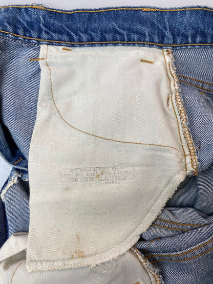 【現状渡し品】【メンズ】 Levi's リーバイス 70's 646 BELL BOTTOM DENIM PANTS VINTAGE 70年代 646 ベルボトム デニムパンツ ボトムス ジーンズ BIG E ボタン裏 刻印23 ヴィンテージ 157-251008-kk-42-min サイズ：表記無し 下記参照 カラー：ライトインディゴ 万代Net店