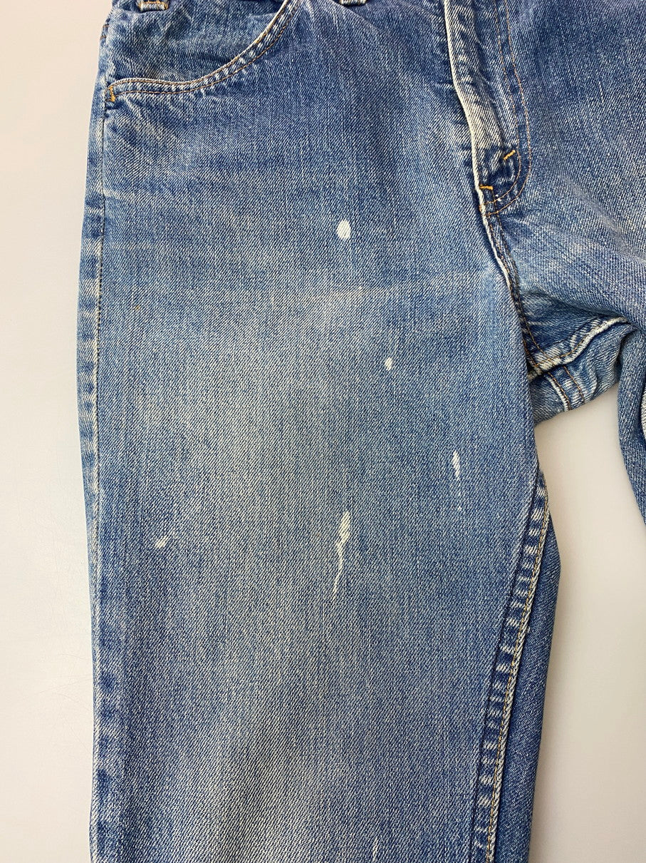 【現状渡し品】【メンズ】 Levi's リーバイス 70's 646 BELL BOTTOM DENIM PANTS VINTAGE 70年代 646 ベルボトム デニムパンツ ボトムス ジーンズ BIG E ボタン裏 刻印23 ヴィンテージ 157-251008-kk-42-min サイズ：表記無し 下記参照 カラー：ライトインディゴ 万代Net店