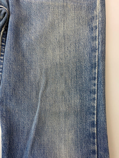 【現状渡し品】【メンズ】 Levi's リーバイス 70's 646 BELL BOTTOM DENIM PANTS VINTAGE 70年代 646 ベルボトム デニムパンツ ボトムス ジーンズ BIG E ボタン裏 刻印23 ヴィンテージ 157-251008-kk-42-min サイズ：表記無し 下記参照 カラー：ライトインディゴ 万代Net店